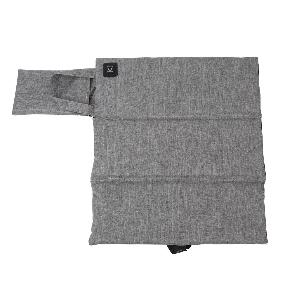 Foldable Heated Seat Cushion 3 Fold USB Heating Adjustable Temperature Heated Folding Chair Cushion Pad for Camping