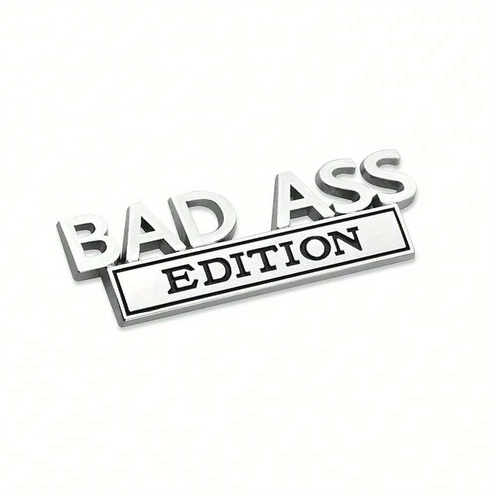 1PC Car 3D Emblem Sticker Badge Decal Auto Accessories for Tailgate Front Grille Hood Trunk Car Replacement Compatible with Motorcycle SUV Truck