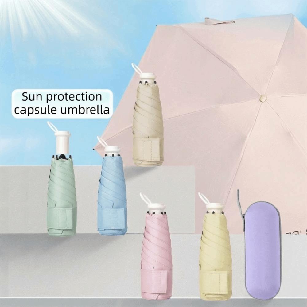 Ultralight Pocket Parasol Folding Sun Umbrella Fashion Pocket Rain Umbrella Summer
