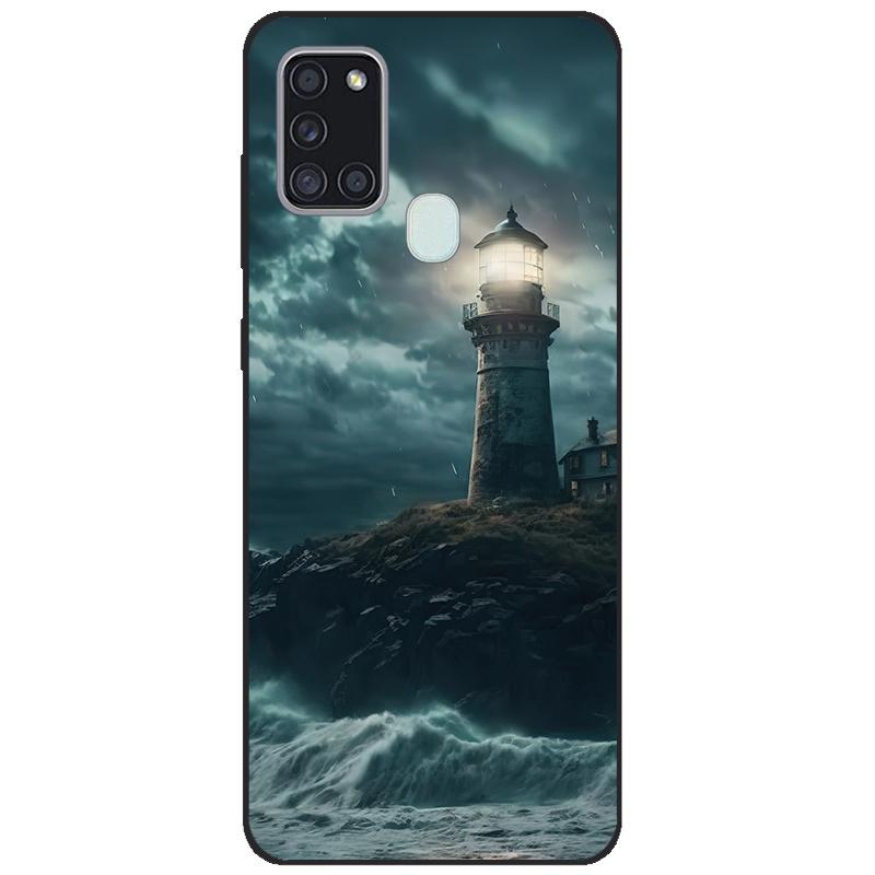 For Samsung A21s SM-A217F/DSN Back Cover tpu Soft Silicone Phone Case For Samsung Galaxy A21s Case Mobile Phone black coque new