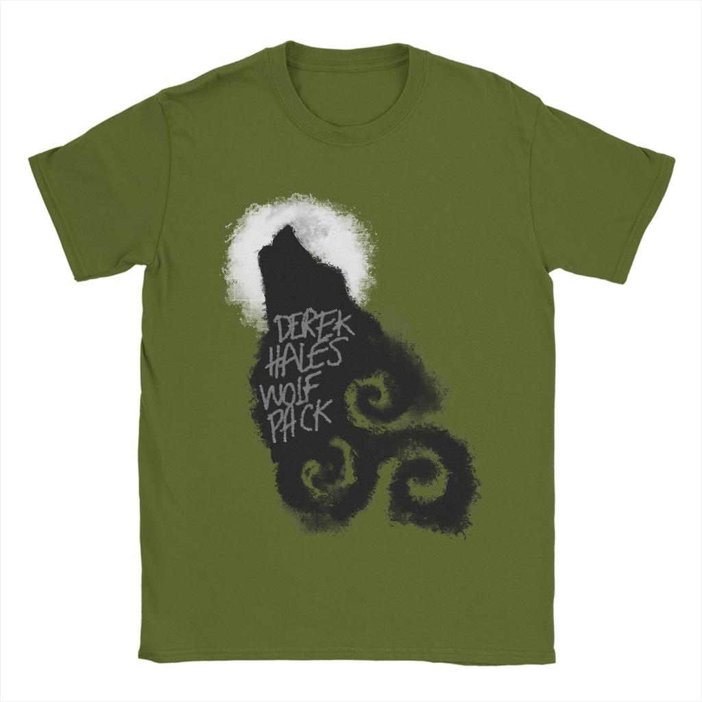 Men Women Teen Wolf Pack T Shirts 100% Cotton Tops Humorous Short Sleeve Round Collar Tee Shirt Adult T-Shirts