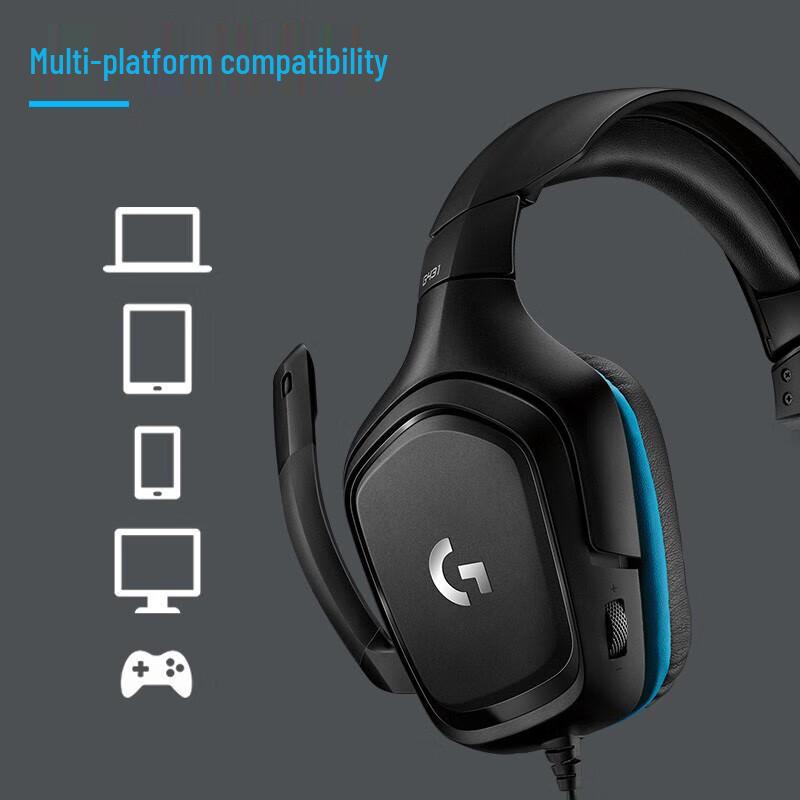 Logitech G431 7.1 Surround Sound Gaming Headset