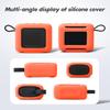 Protective Sleeve Compatible for Go 5 Portable BT Speaker Protective Cover Soft Skin Sleeve Shockproof with Carabiner