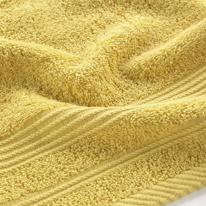 Serviette De Toilette Invite 30 X 50 Cm Tendresse Jaune