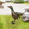 Duck Art Sculpture ,Lifelike Ducks Figurine ,Garden Decor Multifunctional Sturdy,