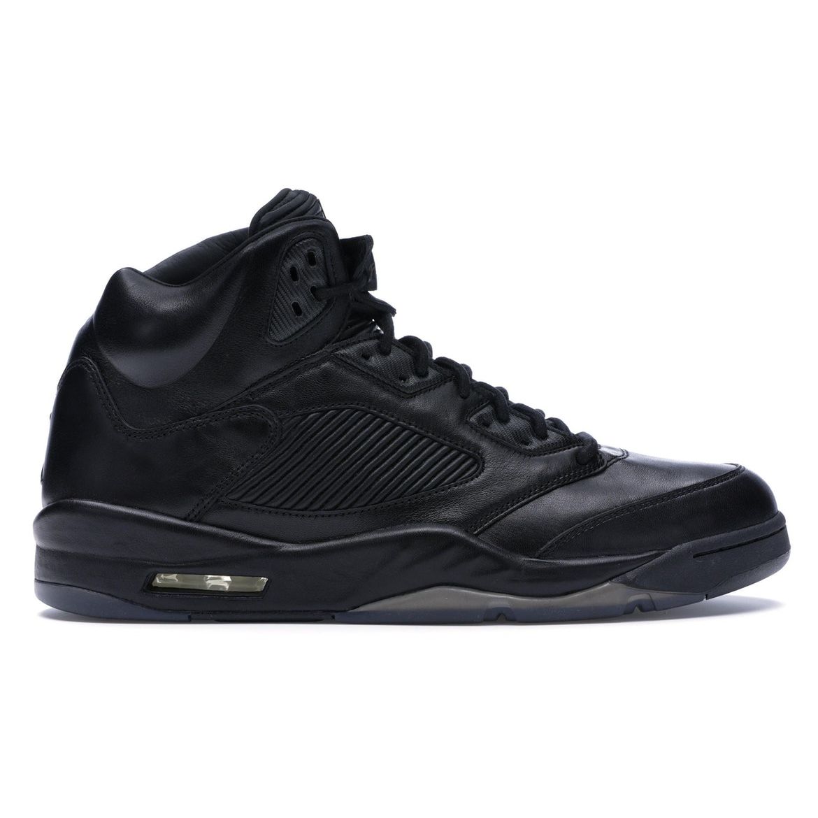 

Мужские кроссовки Air Jordan 5 Retro Premium Triple Black Черно-Черные 881432-010