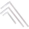 3PCS L Shape Angle Square Ruler Stainless Steel 30 50 60cm for Woodworking Carpentry and Construction Measuring