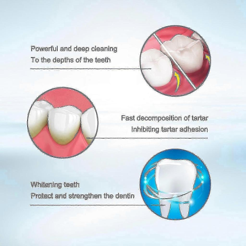 OUHOE Zahnaufhellungsessenz Zahnreinigungspflege Entfernt Zahnbelag Raucherflecken Mundgeruch Oral