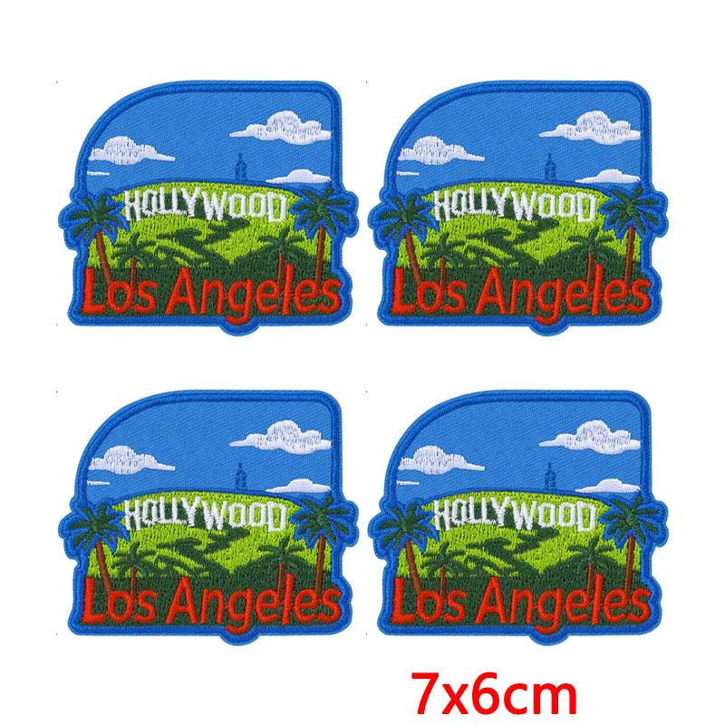 10Pcs USA Independence Day Embroidery Patches, Flag Eagle Bow Iron On Patches for Clothing Backpack Jeans DIY