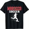 Marokko Voetbalfans Shirt - Marokkaanse Vlag Voetbal Liefhebbers T-shirt(1)
