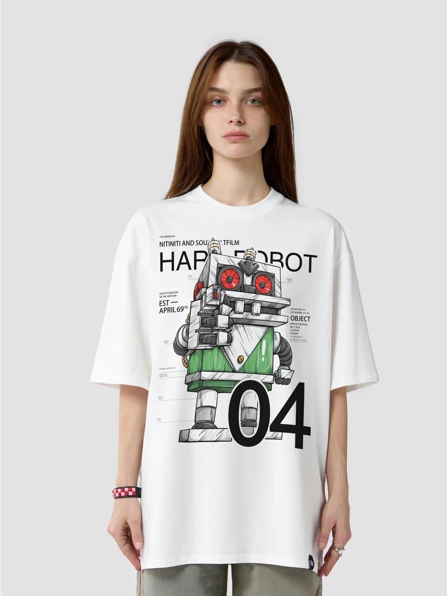 

Oversized T-shirt with Soyuzmultfilm print S