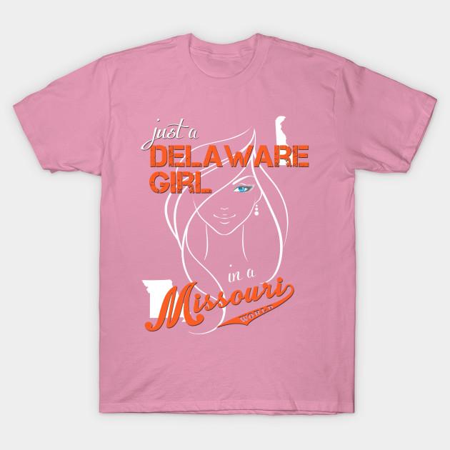 T Shirt Women Delaware Missouri Harajuku Print Kawaii Tshirt Summer Short Sleeve Female T-Shirt Top Tee