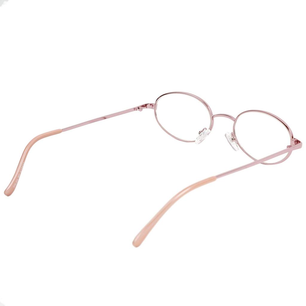 Fujita Optical Reading Glasses for Metal Women, 1.0 Power, Frame, Pink, FR-04 +1.00