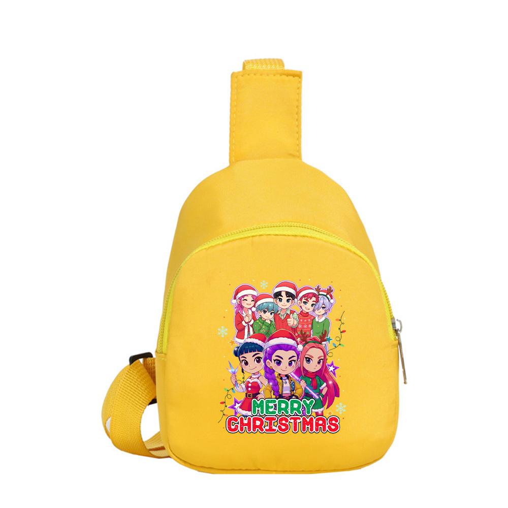 K-Pop Demon Hunters Printed Shoulder Bag Crossbody Bag Kawaii Portable Compact Storage Bag Crossbody Pouch Kid Birthday Christmas Gift