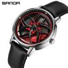 Sanda Meilleure Vente 1088 Montre pour Adolescent: Personnalisé, Cadran Rotatif 3D, Tendance, Quartz Étanche.