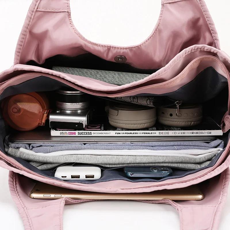 Large Capacity Folding Travel Bag Waterproof Lightweight  Luggage Tote Handbag Travel Gym Yoga Storage Shoulder Bag For Womenmen