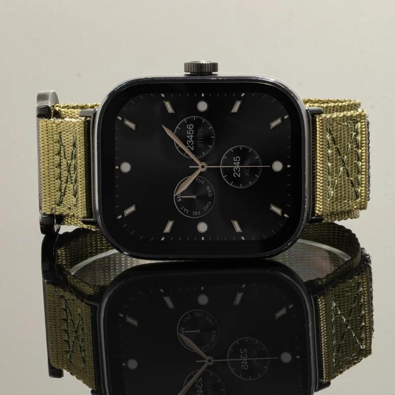 Tactical Nylon Strap for Xiaomi Redmi Watch 6/5/4 Sport Band for Miband 9/8 Pro Elastic Breathable Replacement Bracelet