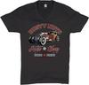 Rusty Nuts Auto Shop V-Neck T-Shirt Vintage Lowrider Rat Rod Men's Novelty