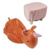 Cute Animal Footstool with Soft Padded Cushion and Prevent Slip Feet Small Footrest Stools for Kids Adults