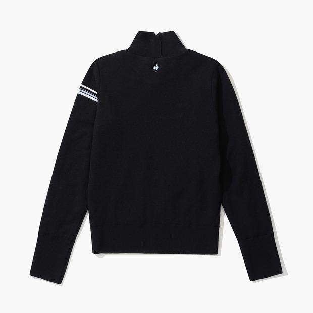 LECOQ GOLF Women'S Contrast High-Neck Windproof Sweater (Go422Lkpo1)
