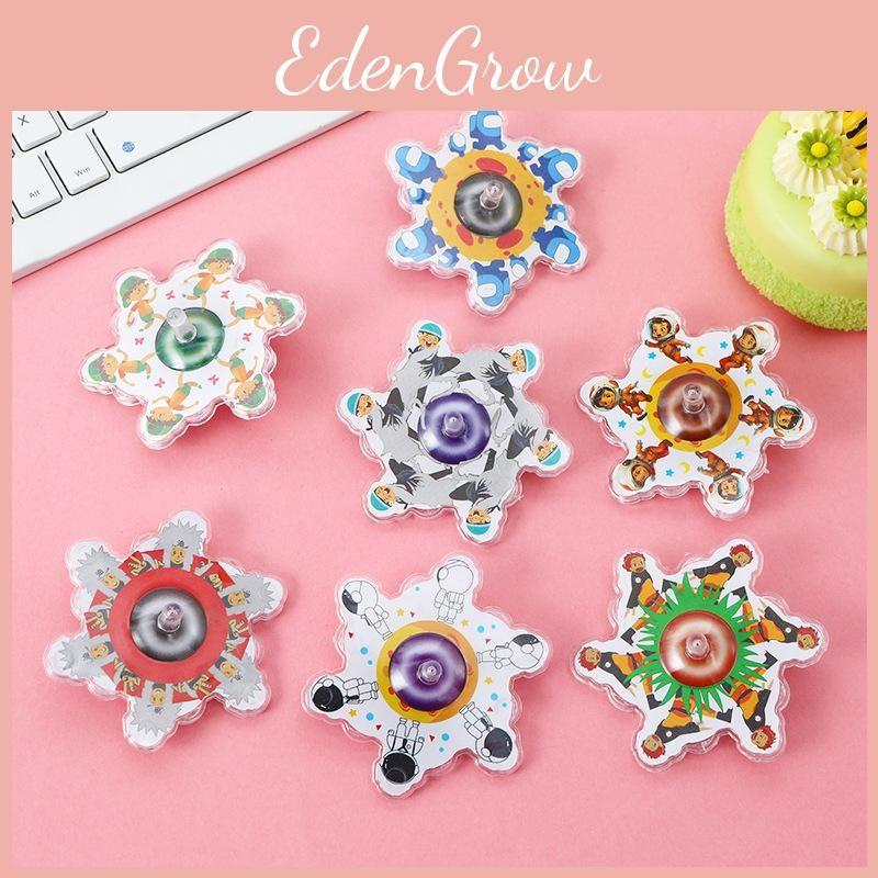Toy Cartoon Kids Figure Pattern Gyroscope For Childrens Day Gift School Activity