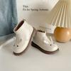 Cartoon Rabbit Baby Ankle Boots for Girls England Children Cute Bunny Winter Short Boots Low Heel Kids Girl Shoes G11073