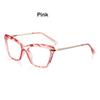 Be Equipped with Myopia Glasses Women's Eyeglass Frame Faceted Crystal Eyeglasses Cat Eye Glasses Frame Square Glasses Frame