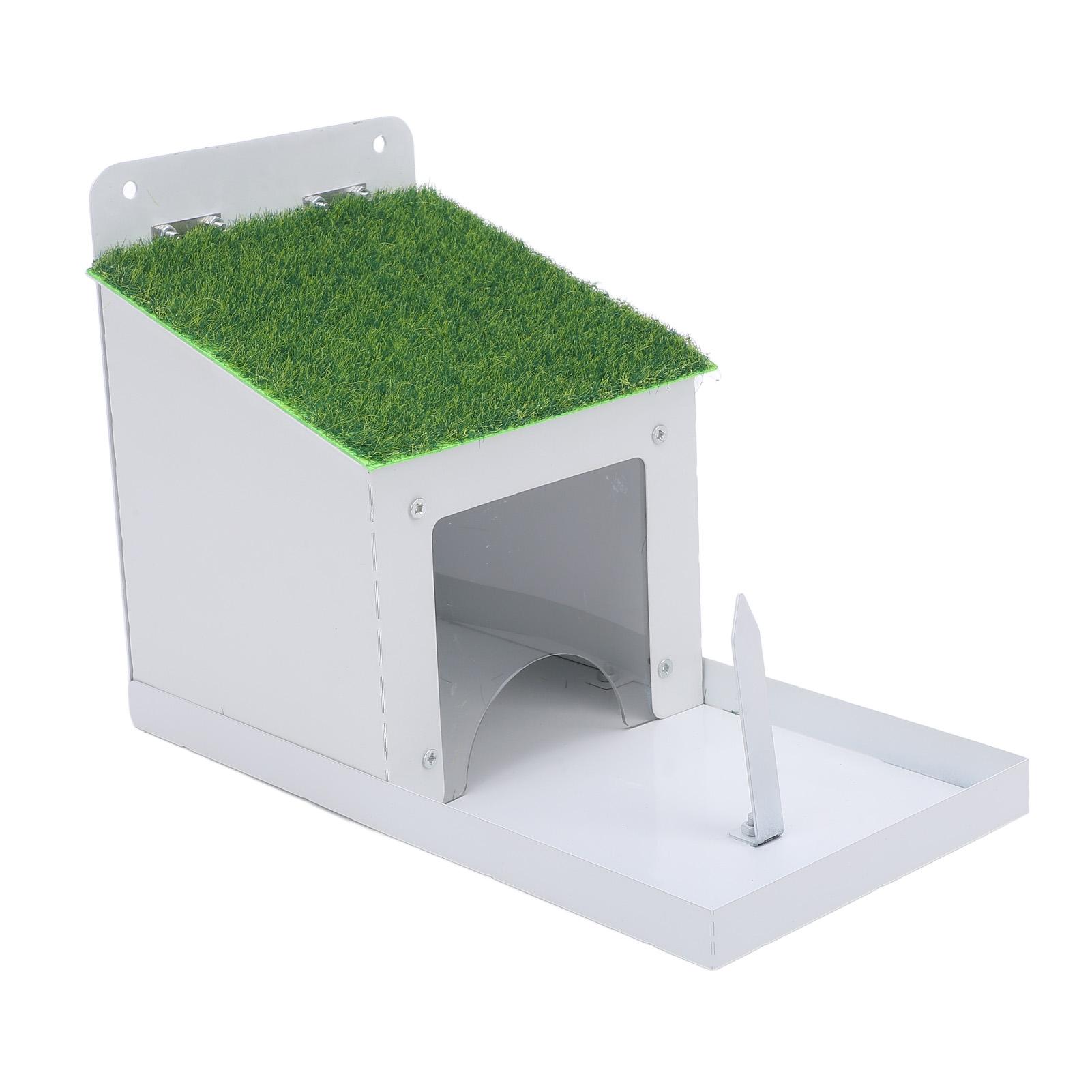 

Squirrel Feeder with Corn Cob Holder Wall Mounted Metal Squirrel Feeding Box for Outside House Backyard Garden