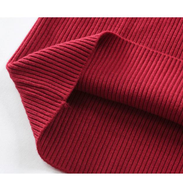 Autumn and Winter Men's High Neck Sweater Korean Version Slim Fit Youth Solid Color Pullover Bottom Knitted Jersey