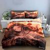 "Samurai Anime Decor Set" Multiple sizes kid's and adults' bedroom Exquisite 3PC bedding set, gift