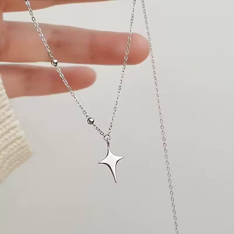 Sparkling, Shining Necklace Surgical Pendant Women's Accessories