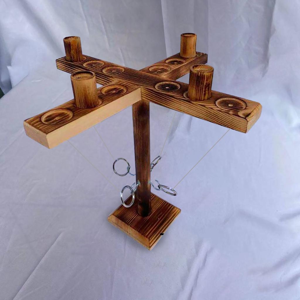 Handmade Wooden  Hooks Fast-paced Interactive Game For Bars Adults Toys