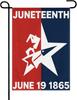 Juneteenth Garden Ag Double Sided Burlap, June 19 1865 Freedom African American Patriotic Yard Decor, 12x18 Inch PPZ