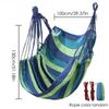 Outdoor Swing Hammock Chair Canvas Indoor Swing Chair Max 500 Lbs Thicken Swing Chair For Dormitory College Students Enlarged
