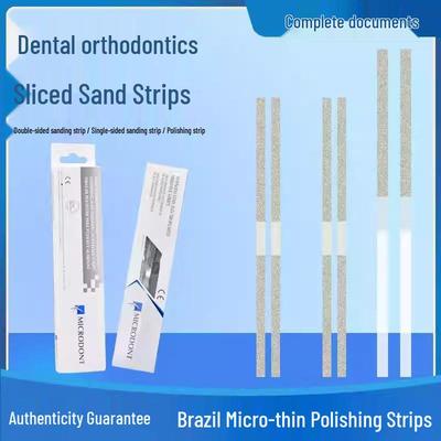 Bandelette de ponçage émail interproximal orthodontique dentaire micro-fine - Outil de meulage et de polissage.