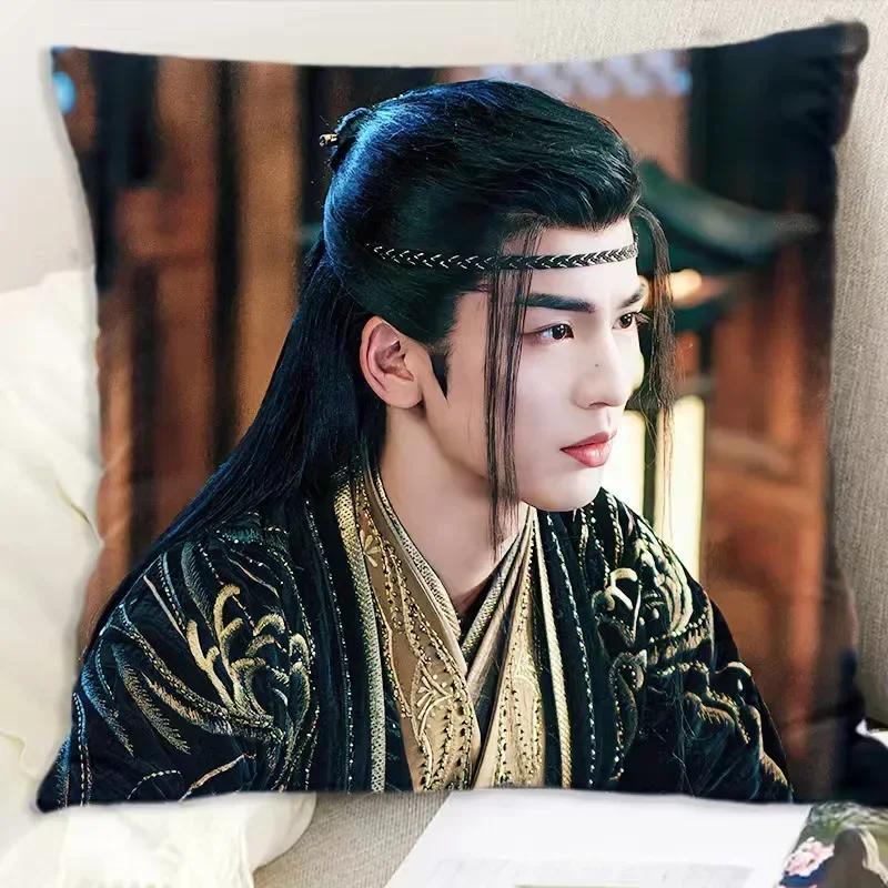 

Чжан Линхэ Юй Шусинь Цзэн Шуньси Двусторонняя наволочка ТВ Мой путь к тебе Кадры из драмы Домашний декор для автомобиля Наволочка 30x30cm синий