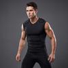Sleeveless Padded Compression Vest Form-Fitting Safety Snug Shirt