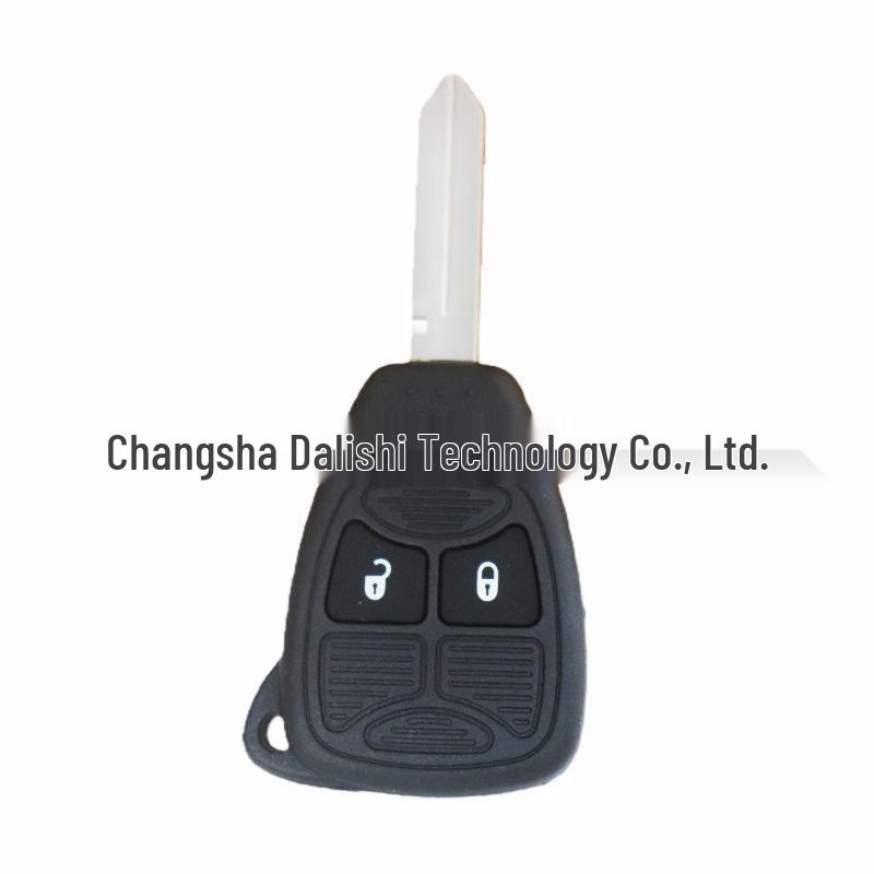 Chrysler Remote Replacement Car Key Shell with Small Buttons & Battery Holder