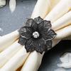 1Pcs Napkins Ring Alloy Hollow Wreath Napkins Decoration Party Birthday Wedding Festival Party Table Decoration Props