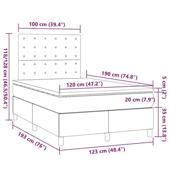 VidaXL Sommier à Lattes de Lit avec Matelas, Lit Rembourré, Lit Double, Lit Adulte de Chambre à Coucher Intérieur, Moderne, 3269959