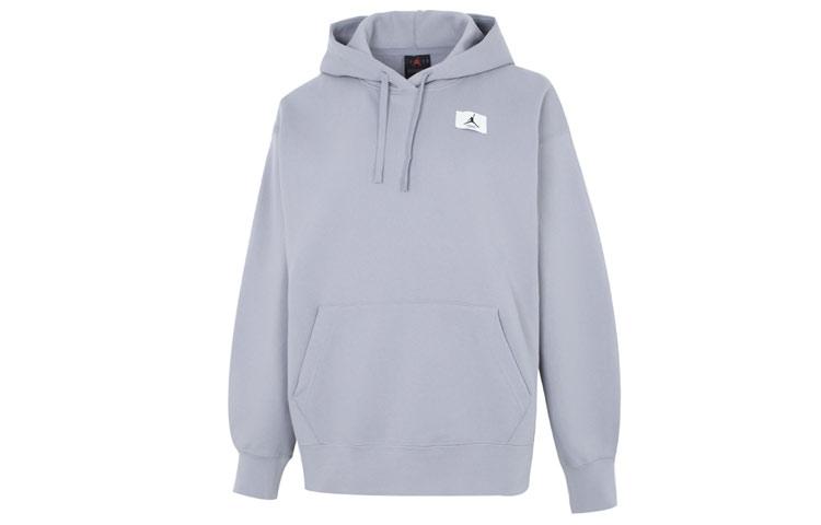 Jordan Sweatshirts Women s Gray Hooded Thickened Regular DQ4604-011 M