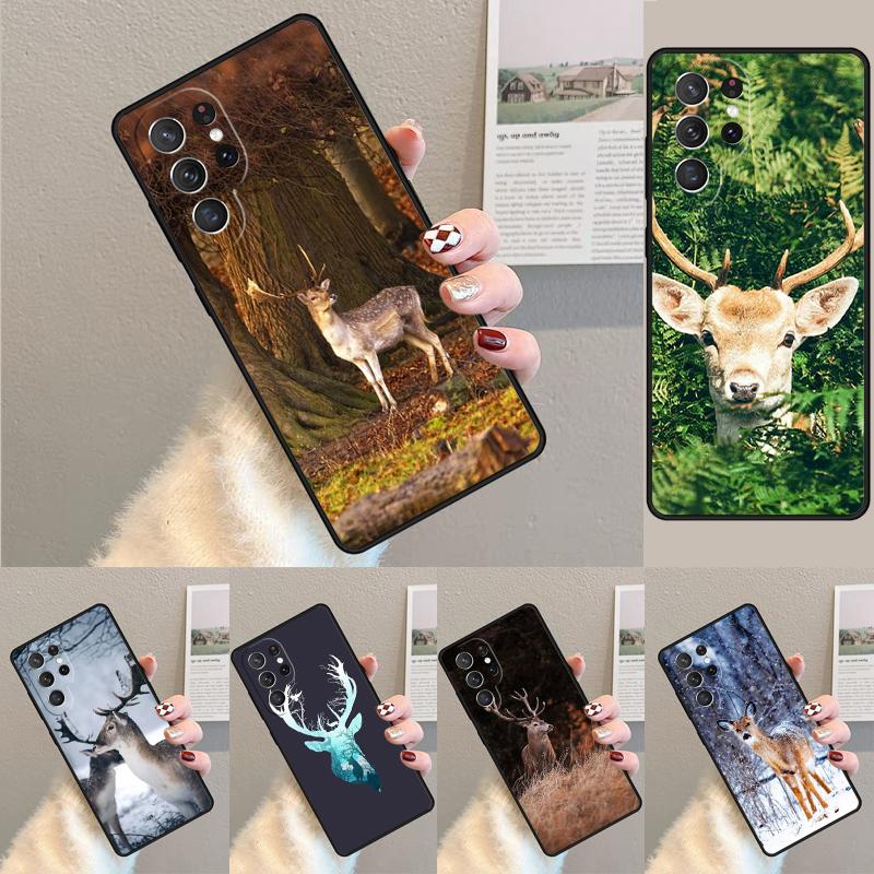 Stag Male Reindeer Nature TPU Phone Case For Samsung Galaxy note 10 pro S26 S25 S24 S23 S22 Ultra Plus S21 FE S20 Cover