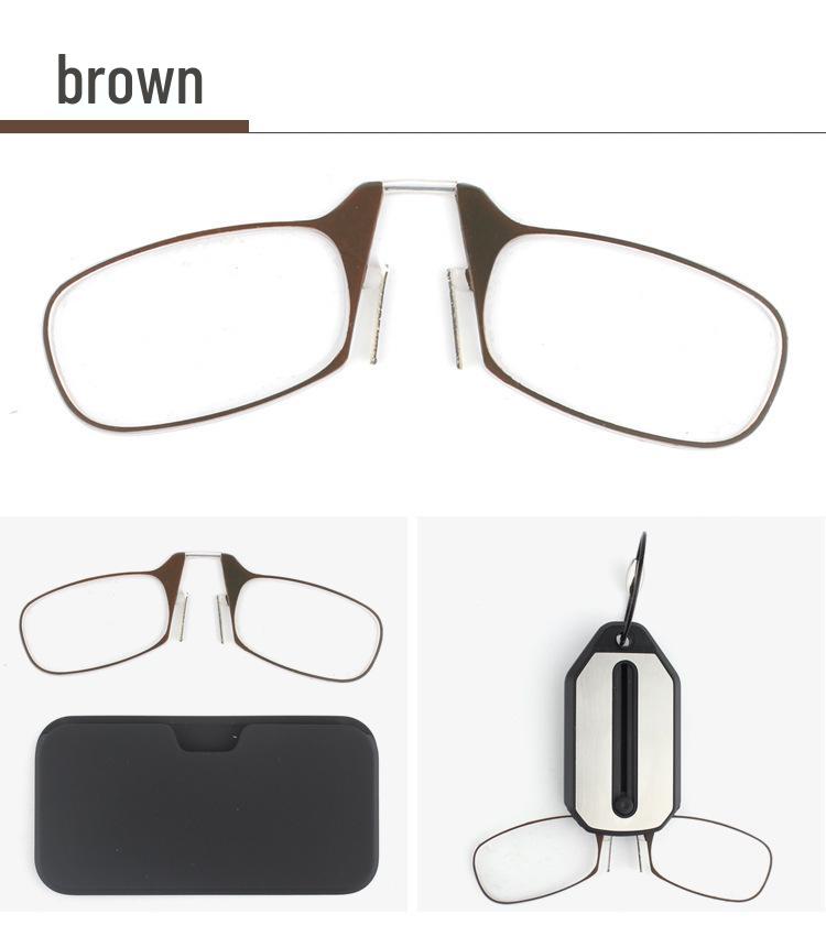 Clip-On Frameless Reading Glasses for Men: Personalized, Fashionable, and Mobile-Friendly.