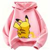 Pikachu Dětská mikina Měkká a pohodlná Vhodná pro chlapce a dívky Teplá na podzim a v zimě Dětská mikina