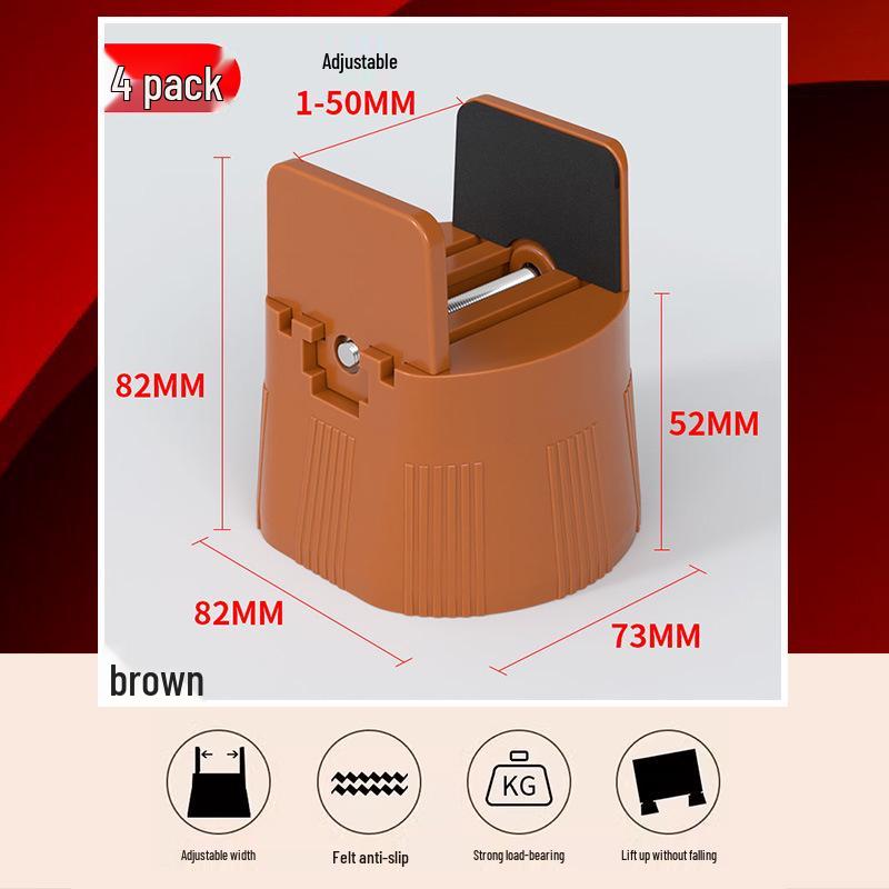 Adjustable Anti-Slip Chair Leg Caps - Noise Reduction and Stability Enhancers for Furniture