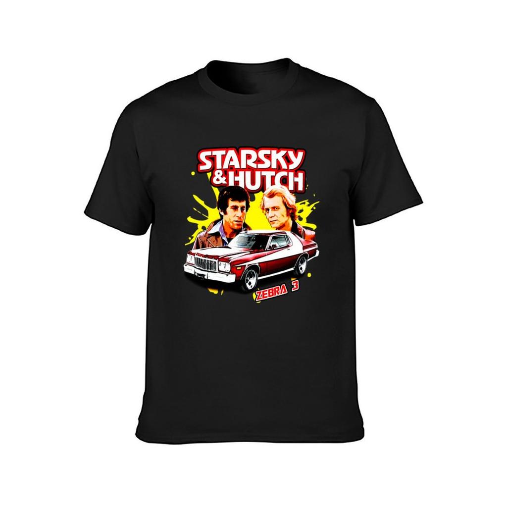 Starsky och Hutch TV-serie T-shirt sommartopp vintagekläder för män