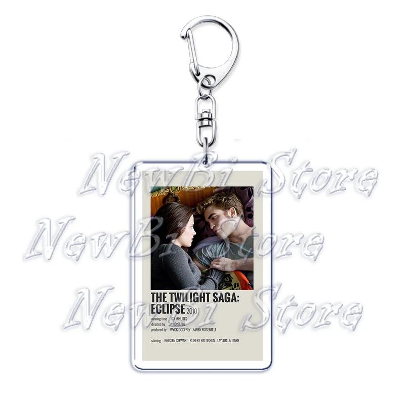 The Vampire Diaries Twilight Keychain for Accessories Damon Stefan Salvatore Elena Bella Swan Edward Cullen Key Chain Keyring