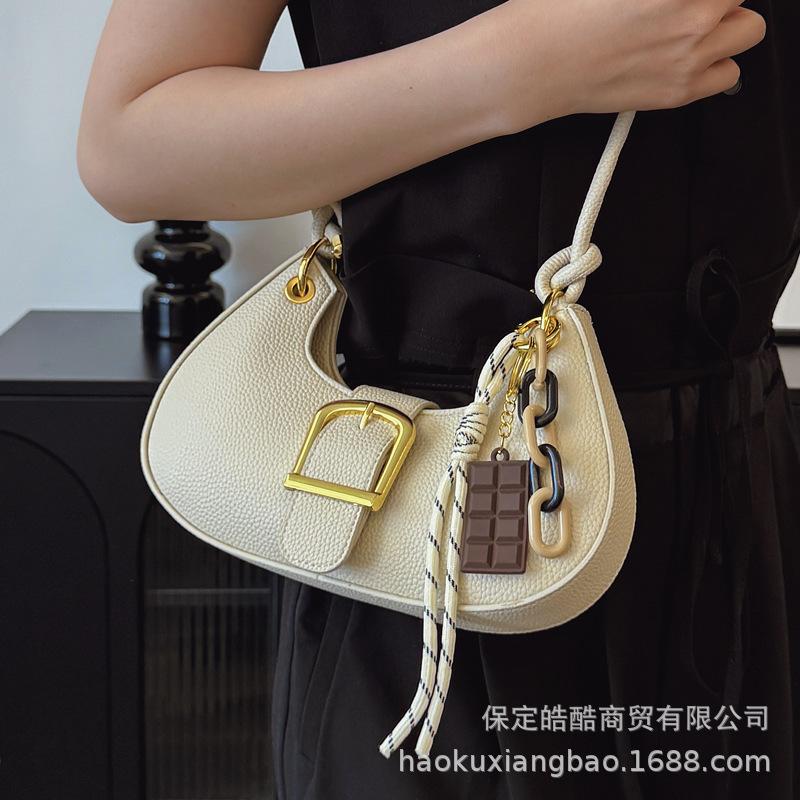 Premium Sense of Foreign Style Women's Bag 2025 New Versatile Niche Design Single Shoulder Underarm Bag Spring and Summer Dumpling Bag