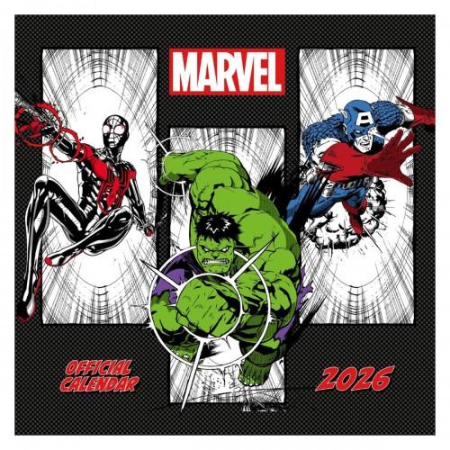 Marvel Comics 2026 Square Wall Calendar