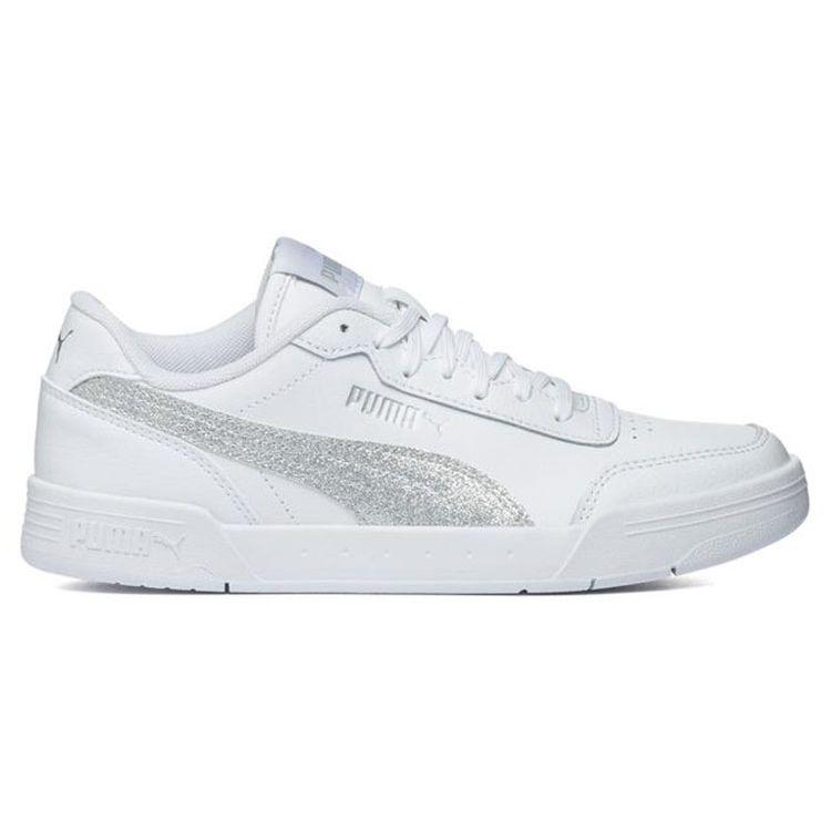 Puma Caracal Glitter Low-Top Kids Sneakers Kids Sneakers Silver 373075-02